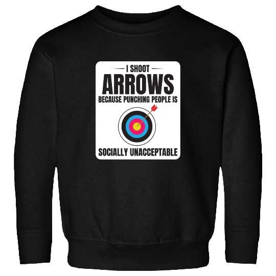 Archery Targets Archer Bullseye Shooting Sport Sweatshirts