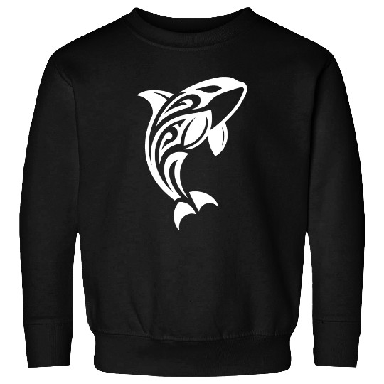 Jumping Orca T Tattoo Style Sweatshirts