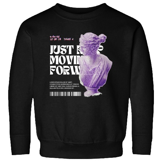Black and White Typography Sweatshirts
