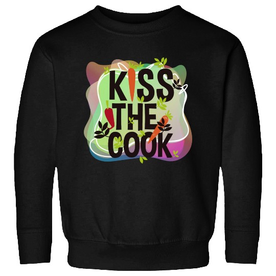 Vector Cartoon Kiss The Cook Carrot Metaphor Art Sweatshirts
