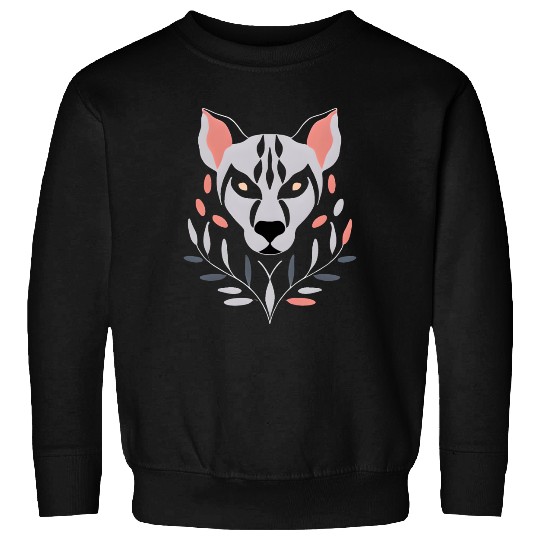 Hyena Symmetrical Design Sweatshirts