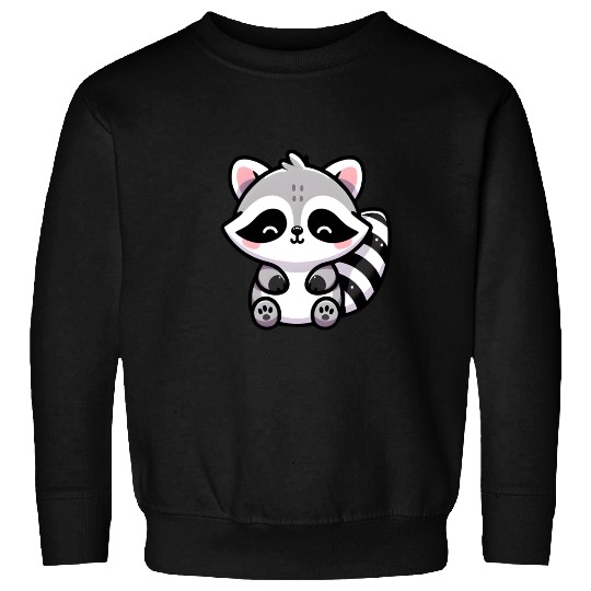 Cute Raccoon Cub Sweatshirts