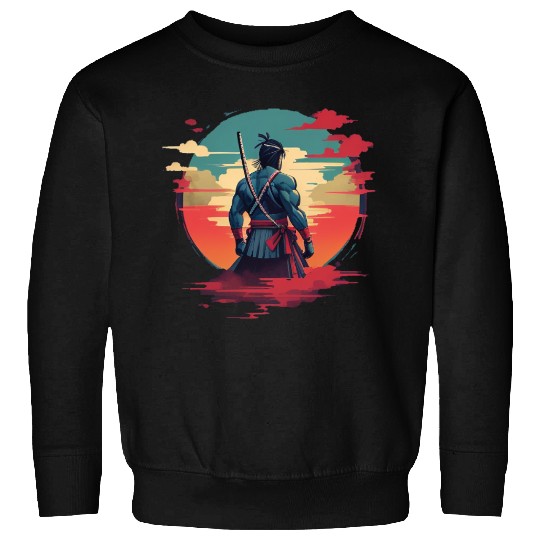 Anime samurai silhouet Sweatshirts