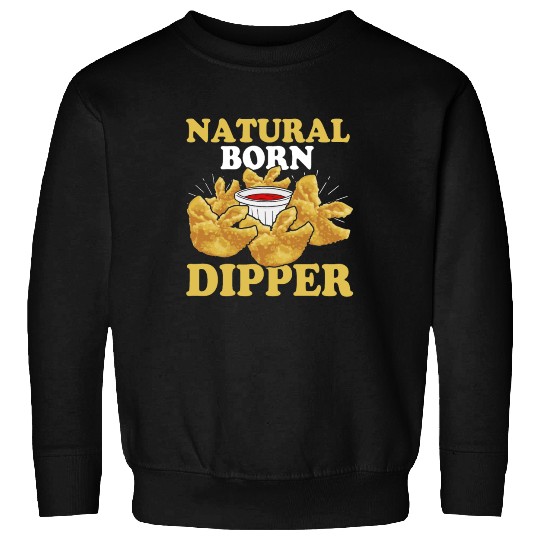 Natural Born DipperFunny Crab Rangoon Sweatshirts