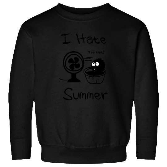 I hate summer typography creative design Sweatshirts