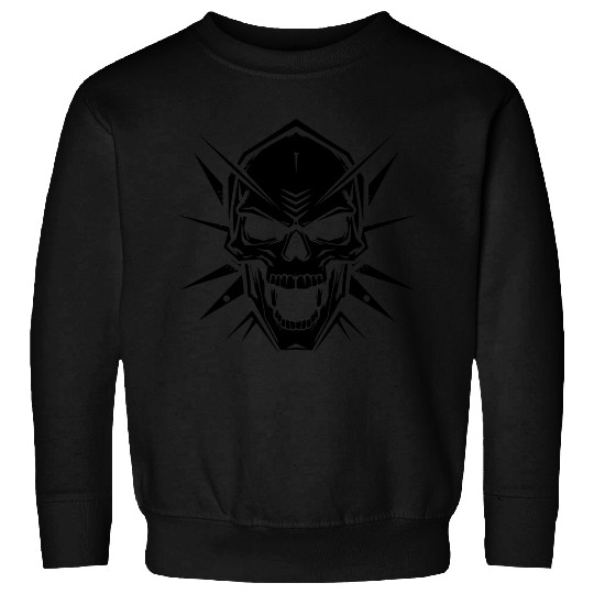 Aggressive evil skull Sweatshirts