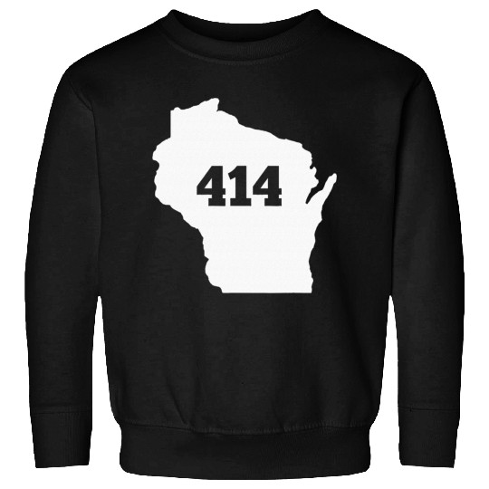 Wisconsin 414 Area Code Sweatshirts