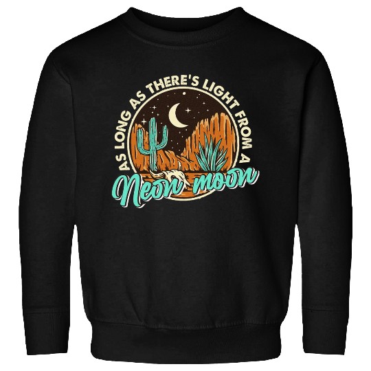 Neon Moon Cactus Country Mountain Vintage Retro Sweatshirts