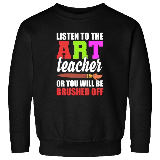 Funny Art Teacher Art Critic Sweatshirts