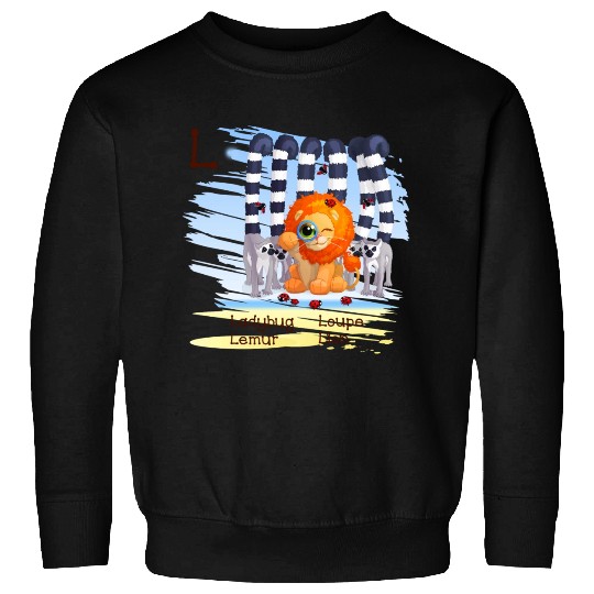 L Alphabet Ladybug Loupe Lemur Lion Sweatshirts