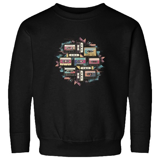 80s Retro Cassette Classic Cassette Tape for a Sweatshirts
