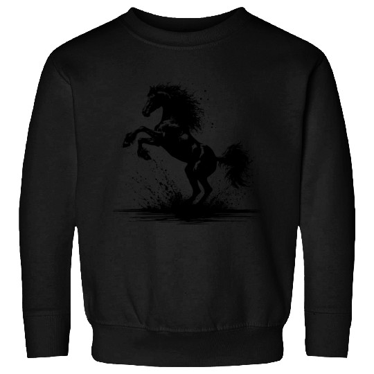 Rising Horse Silhouette Sweatshirts