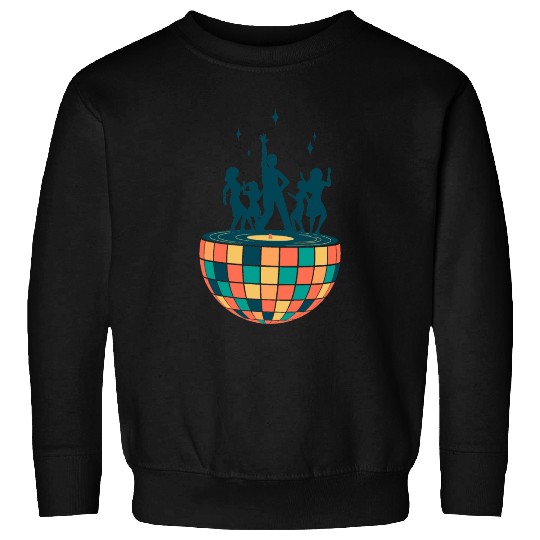 Disco ball - Dancing - Groovy - Clockwork Elements Sweatshirts