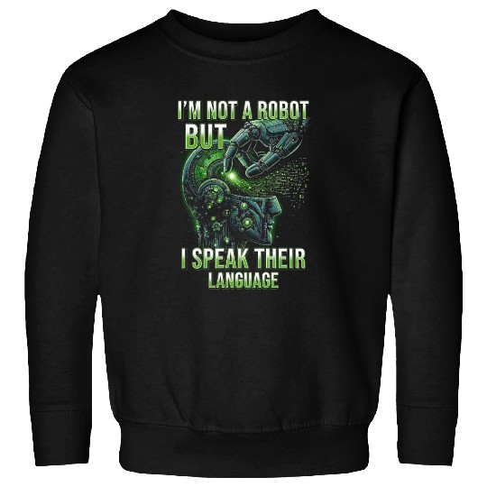 Robotics Engineer I'm Not A Robot Sweatshirts