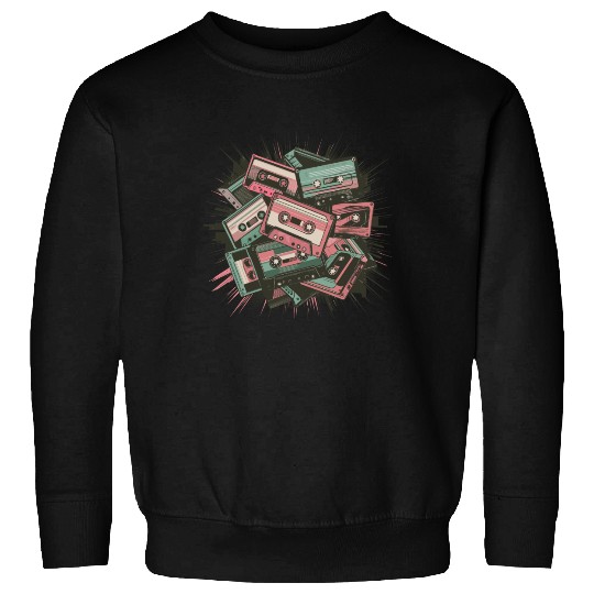 80s Retro Cassette Classic Cassette Tape for a Sweatshirts