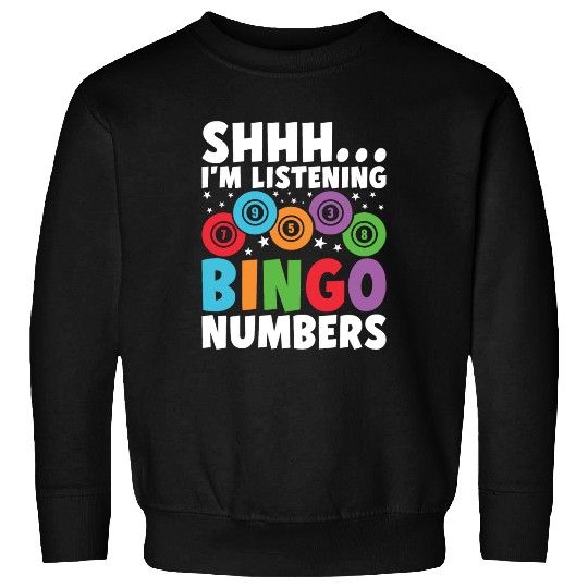 Funny Bingo Gamer Sweatshirts