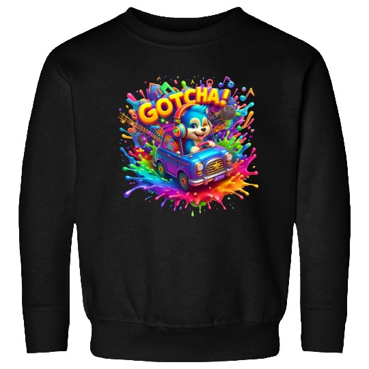 Stellar Cadence: Symphony of Neon Hues - GoTCha! Sweatshirts