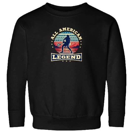 4th Of July Lacrosse All American Legend Sweatshirts