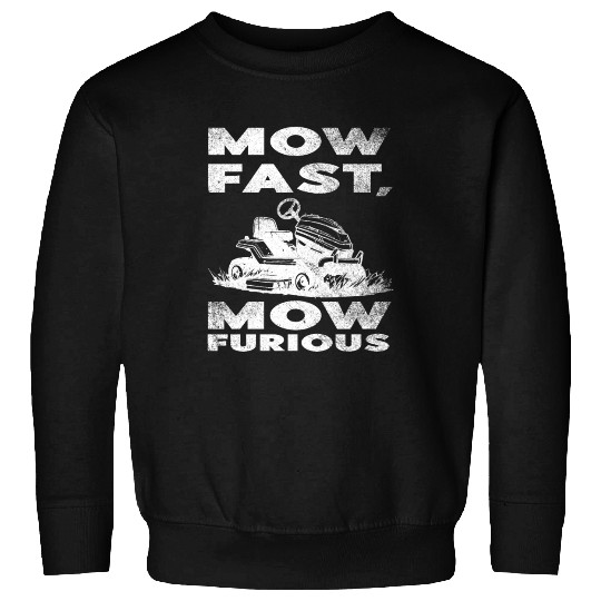 Lawn Mower Racing Gardener Racing Sweatshirts