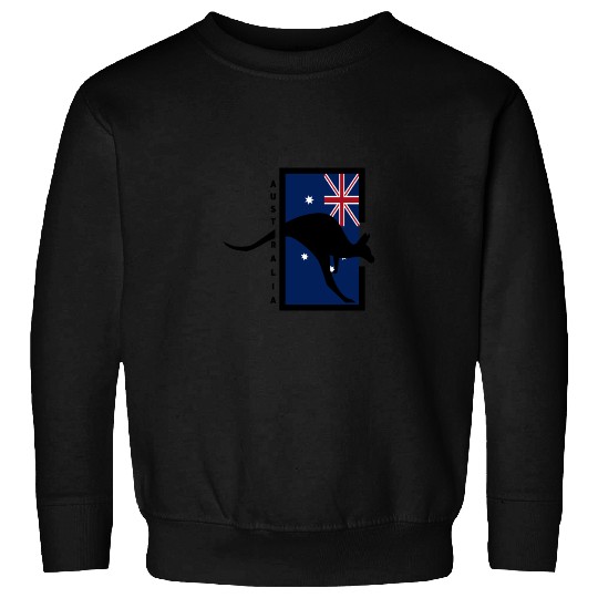 Australia Flag Pride With Funny Australian Kangaro Sweatshirts