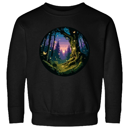 Enchanted Forest: Mystical Twilight Sweatshirts