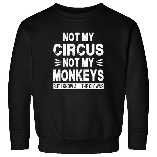 Not my Circus. Not my Monkeys. But I know all the Sweatshirts