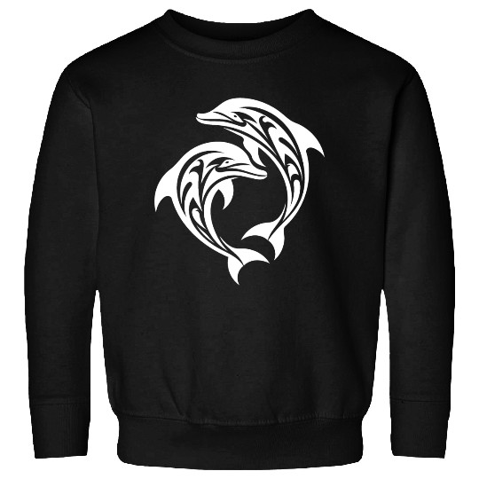 T Tattoo Dolphins Leaping Porpoises Sweatshirts