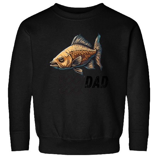 Funy Father's Day Reel Cool Dad Crazy Dog Dad Fish Sweatshirts