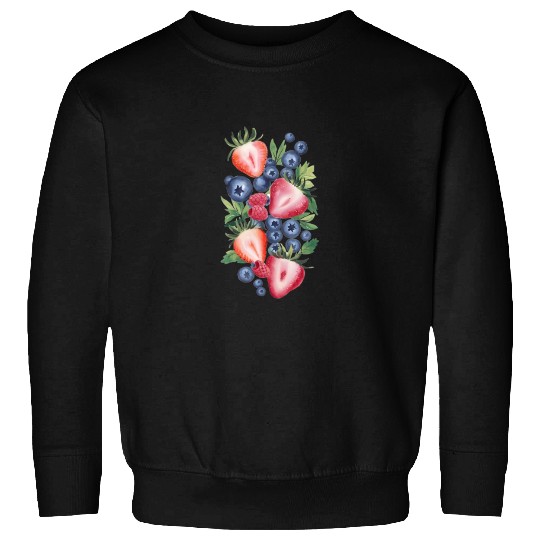Sugary World of Berry Bliss Sweatshirts