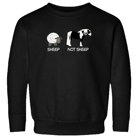 Sheep and Horse Shepherd Farmer Sweatshirts