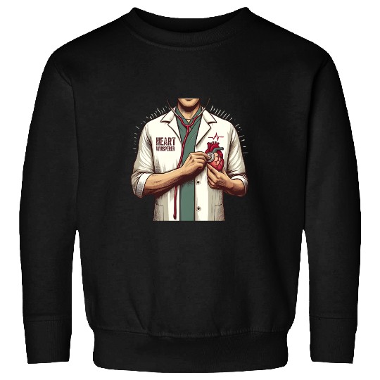 Cardiac Nurse Heart Whisperer Design Sweatshirts