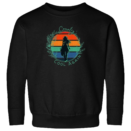 Country's Cool Again Lainey Vibe Wildflowers Sweatshirts