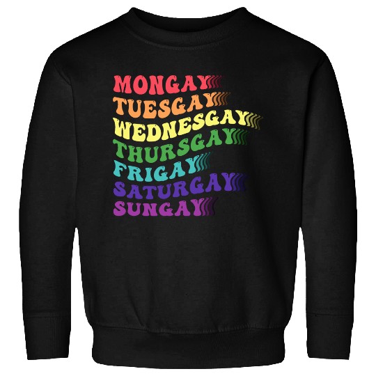 Be You LGBTQ Gay Lesbian Bi Trans Pride Colorful Sweatshirts