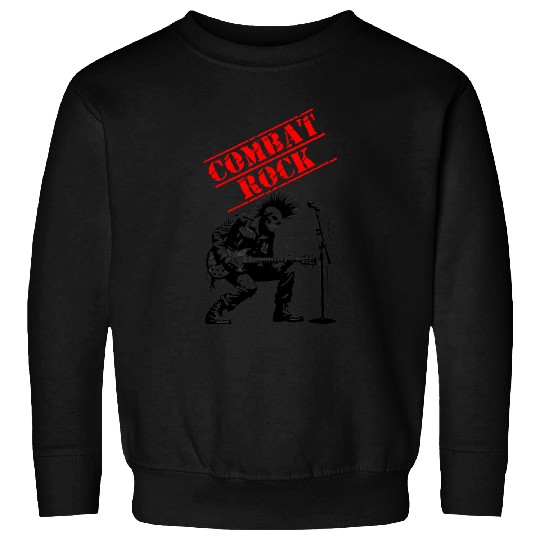 Funny combat rock punk soldier Sweatshirts