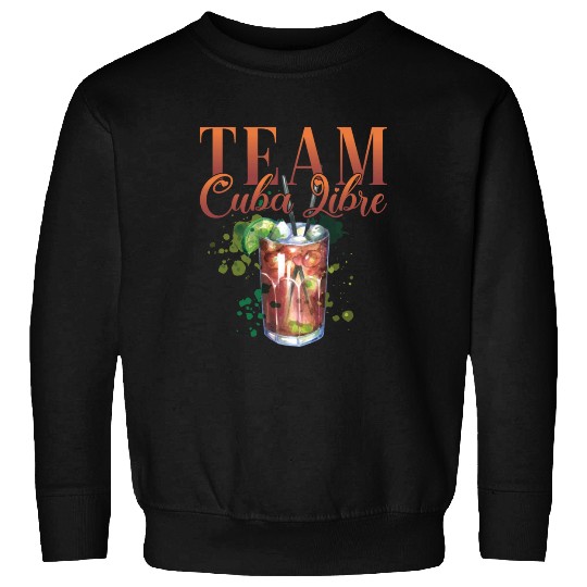 Team Cuba Libre Cocktail Bartender Sweatshirts