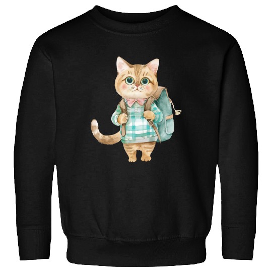 Watercolor Cute School Animals, Back to School Sweatshirts