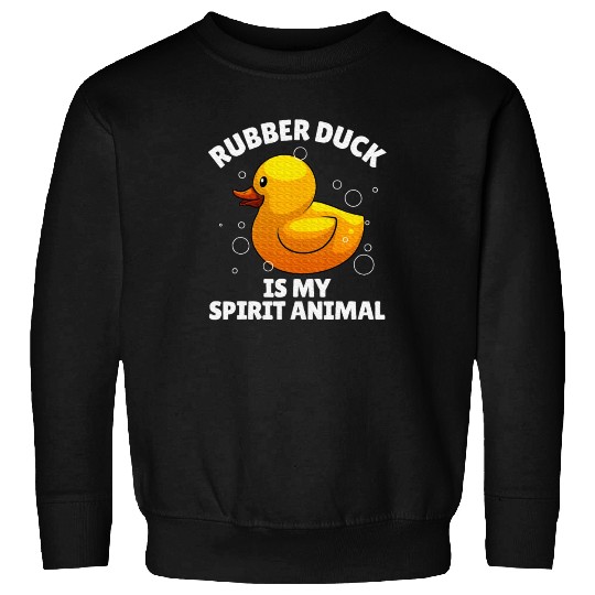 Rubber Duck Art Rubber Ducky Duck Lover Sweatshirts