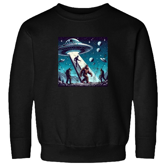 Bigfoot and the UFO Sweatshirts
