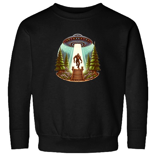 Bigfoot and the UFO Sweatshirts