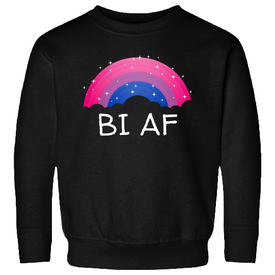 Bi AF Bisexual LGBTQ Bi Pride LGBT Funny Pride Mon Sweatshirts