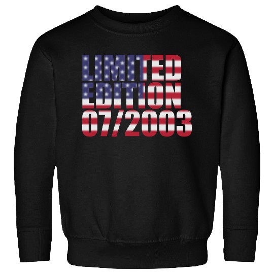 21st birthday Limited Edition USA 07/2003 Sweatshirts
