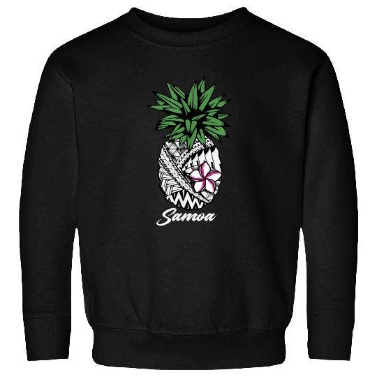 Samoa Sweatshirts Samoan tribal pineapple