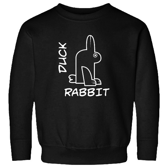 Rabbit Duck Meme Science Math Geek Philosophy Sweatshirts