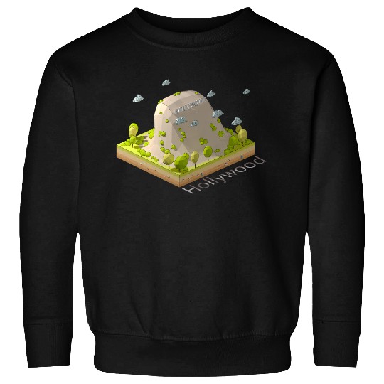 Geometric low poly Hollywood symbol Sweatshirts