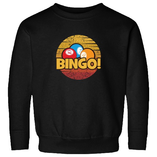 Retro Professional Caller Daubers Bingo Lover Sweatshirts