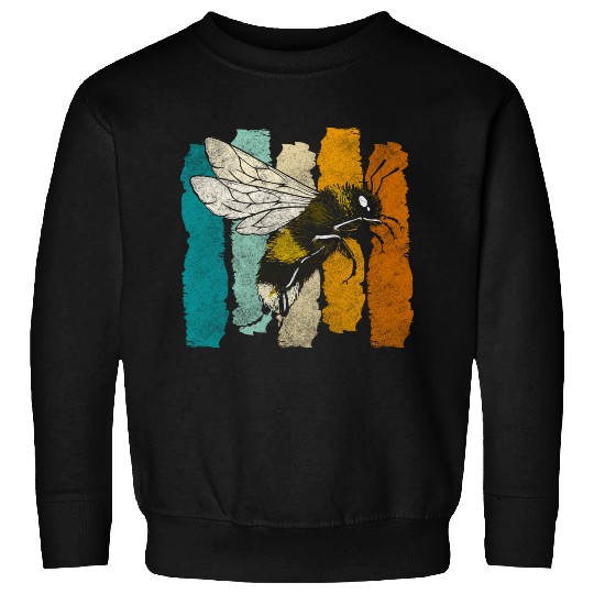 Honey Bee Nature Flowers Bees Sweatshirts