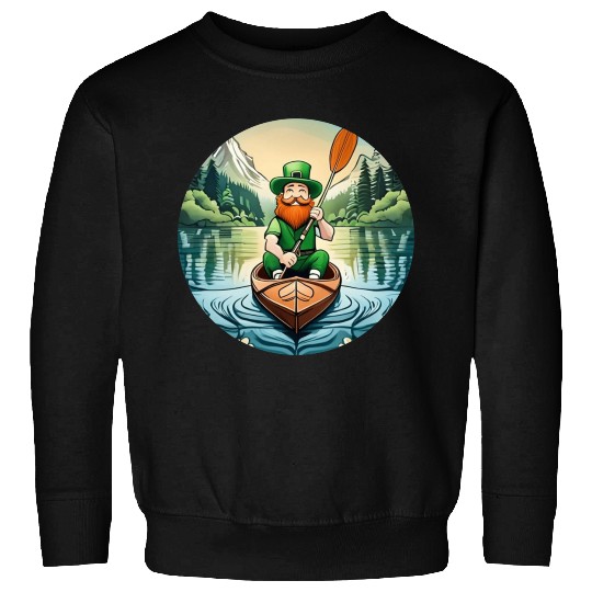 St. Patrick's Day Shamrock St Paddy's Day Kayak Sweatshirts