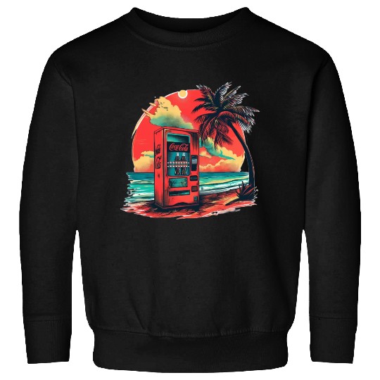 Retro Soda Machine Beach Sweatshirts