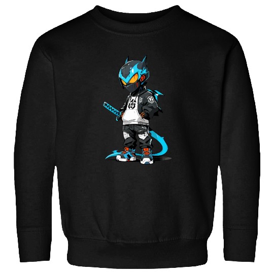 Chibi Dragon Ninja Character Sweatshirts