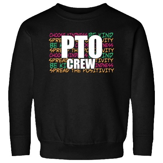 PTO Crew School Volunteer Parent Teacher Sweatshirts